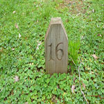 Plantagenet Gravemarkers St Werburghs Chapel Marker 16 - Photo Michael Thompson (Aug 2016) Plantagenet