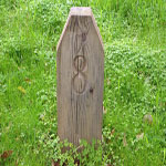 Plantagenet Gravemarkers St Werburghs Chapel Marker 8 - Photo Michael Thompson (Aug 2016) Plantagenet