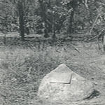 ARTHUR RIVER Unnamed female aged c20 yrs and a girl c8yrs - monument near the Arthur River bridge on Albany Highway (old 121-Mile peg) - Photo Darkan District High School (Date unknown) ARTHUR RIVER