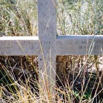 Point Cloates, Norwegian Bay, Exmouth Gulf, Old Whaling Station, Ningaloo Station - Cross for 3 men - Photo Martin Dowson (Date unknown) Point Cloates Norwegian Bay