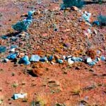 Cue unregistered cemetery UNNAMED GRAVE - Photo Ray Pearson (1983) Cue unregistered cemetery