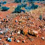 Cue unregistered cemetery UNNAMED GRAVE - Photo Ray Pearson (1983) Cue unregistered cemetery