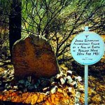 SUTHERLAND, (SULLIVAN) James Died 20.2.1901 buried Ullaring Rocks townsite (markers by Mr & Mrs E Edwards) - Photo Harry Argust, Kalgoorlie (Unknown date) SUTHERLAND James