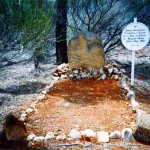 SUTHERLAND, James Died 20.2.1901 & O'DONNELL, Thomas M buried Ullaring Rocks townsite - Photos Andrea Lewis & Jill Heather (Sept 1997) SUTHERLAND James