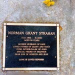 STRAHAN, Norman Grant Died 8.4.2002 Ashes buried Strahan Rock, Wyalkatchen - Photo, Kaye Strahan (2009) STRAHAN Norman Grant